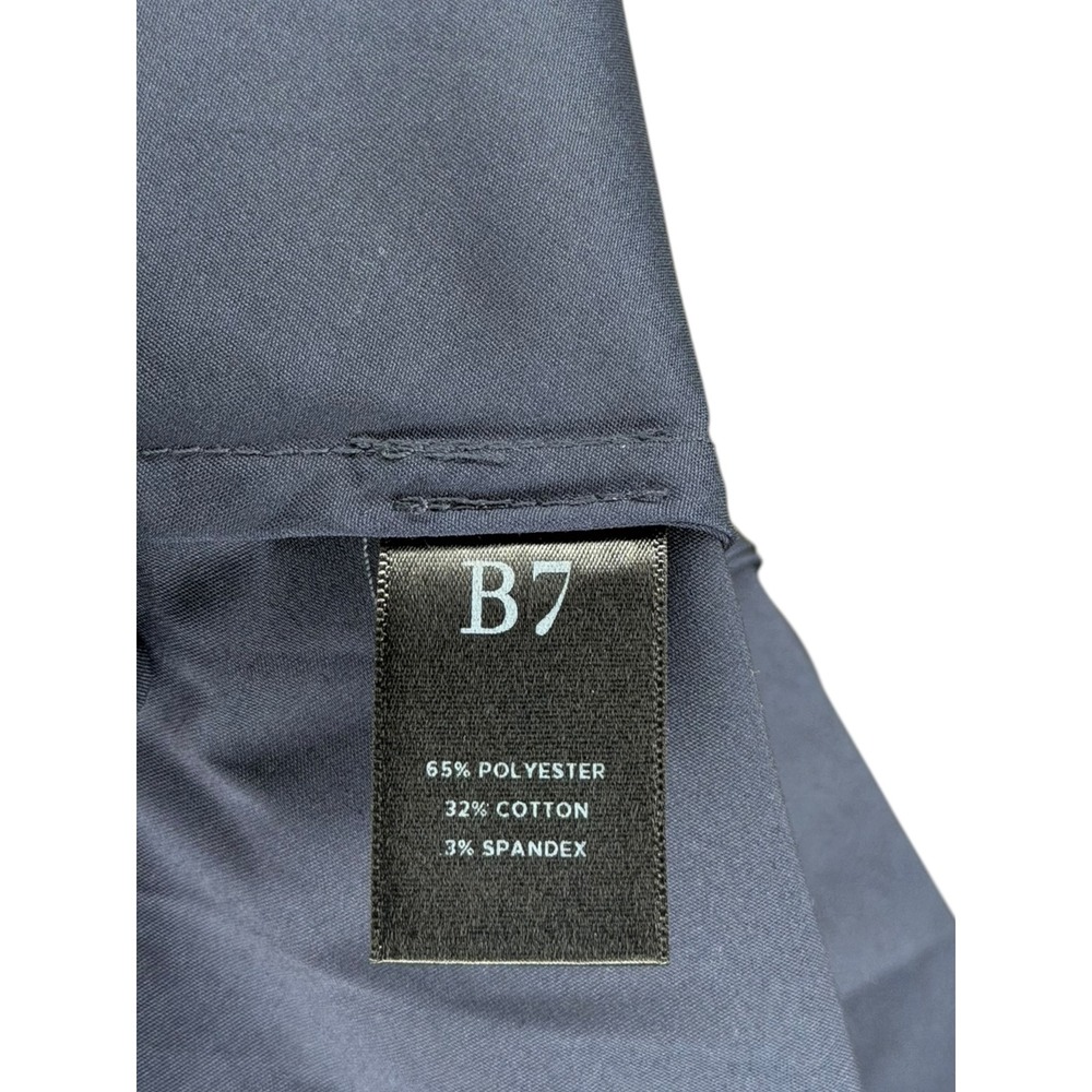 PARI PASSU Belted Shirtdress Navy Blue Button Front Women's B7 Retro Style - Picture 6 of 7